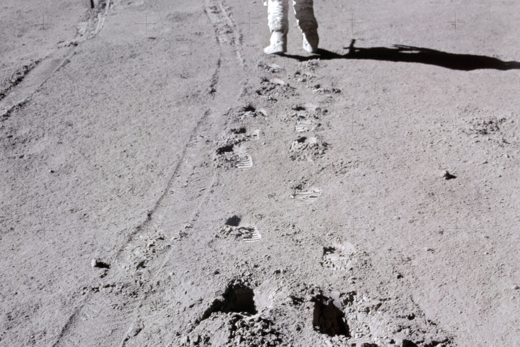 Foorprint on the moon