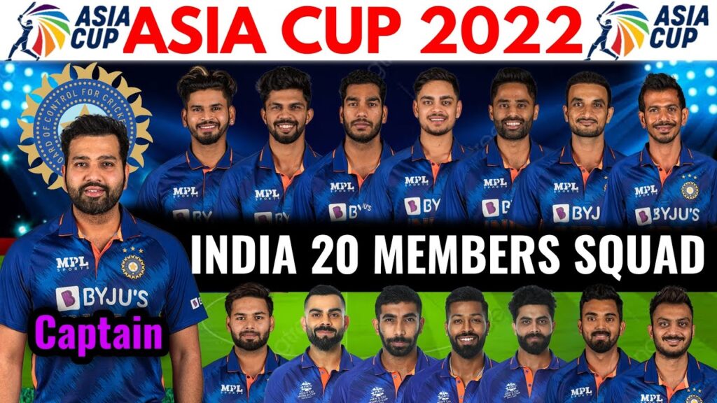 Indian Asia Cup Squade